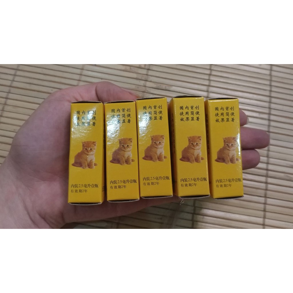 Nhỏ gáy trị rận chó mèo