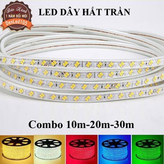 ĐÈN LED DÂY TRANG TRÍ QUẤN CÂY, HẮT TRẦN NHÀ. 2 HÀNG BÓNG SIÊU SÁNG