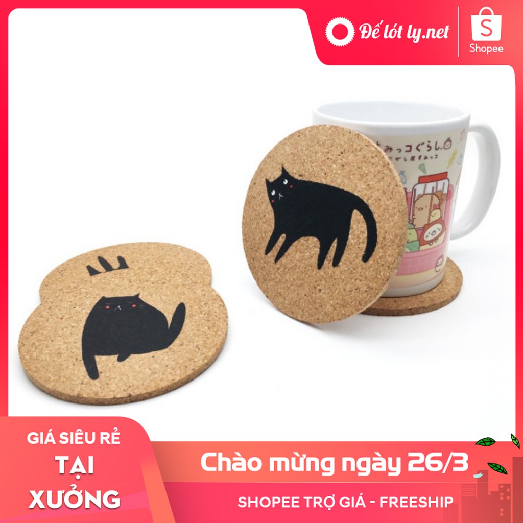 MUA LÓT LY GỖ MÙN SỐ LƯỢNG LỚN HỒ CHÍ MINH. BÁN LẺ ĐẾ LÓT LY GỖ MÙN {SHOPEE}