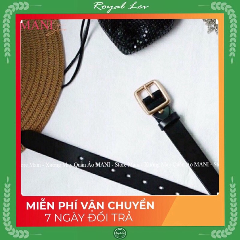 Dây Lưng Nữ - Kiểu Dây Nịt Thắt Lưng Đai Vuông Chất Da Cực Xinh