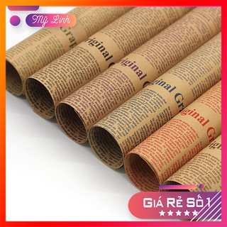 GIẤY BÁO GÓI HOA CHỮ [SIÊU TIẾT KIỆM]
