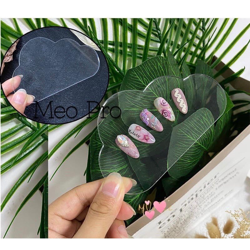 Khung mika chụp ảnh- pha màu - dán móng mẫu nail