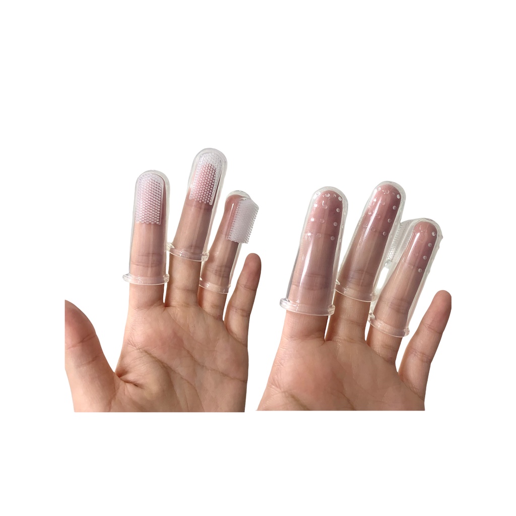 Bàn chải răng nướu silicon cho chó mèo