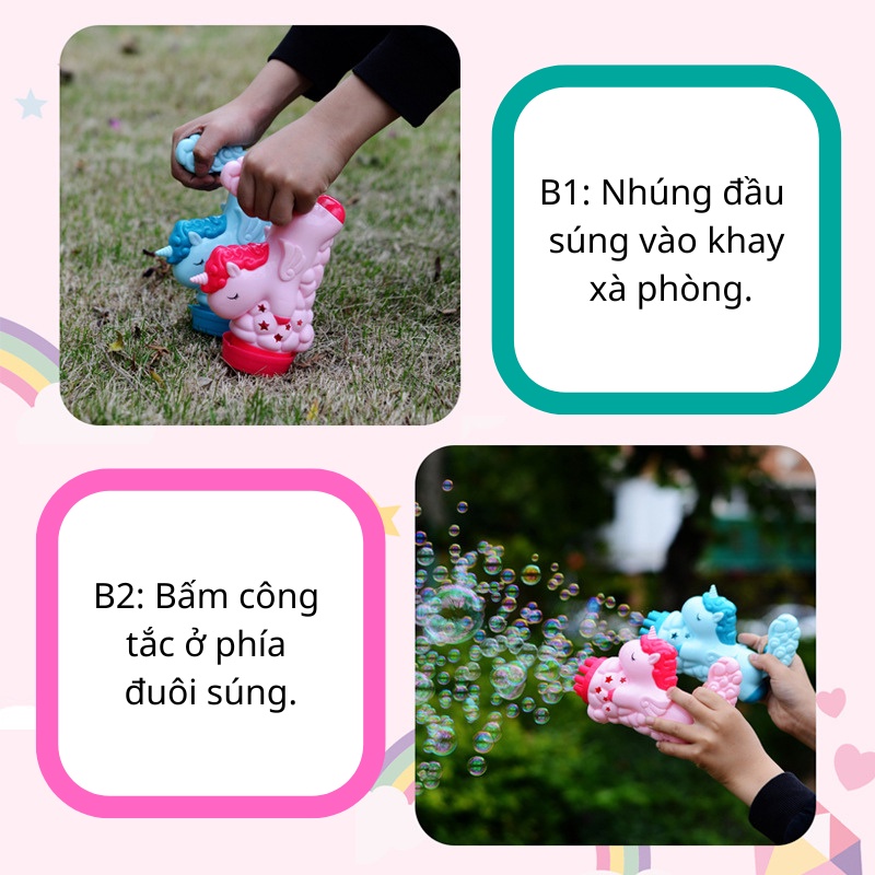 Súng bắn bong bóng 10 nòng RedTech