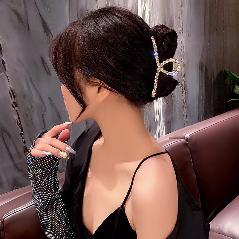 Kẹp tóc Hàn Quốc đính đá Miituu cặp tóc càng cua kim loại nhiều kiểu tùy chọn xinh xắn sang chảnh cho nữ hottrend KD1