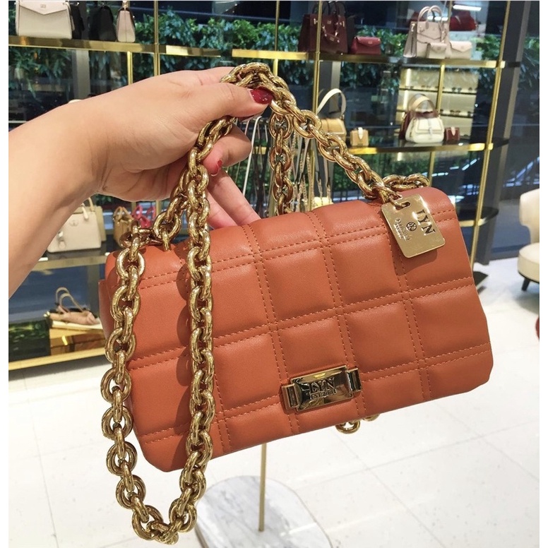 Túi lyn đeo chéo ô trám