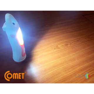 Đèn pin sạc LED Comet CRT453 (Trắng phối cam)