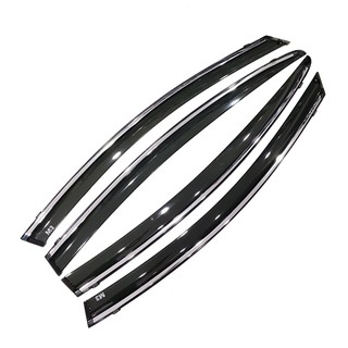 Bộ vè che mưa Mazda 3 2020 chỉ mạ Crom cao cấp