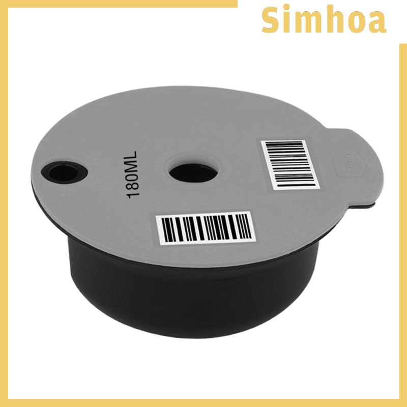 [SIMHOA]Reusable Coffee Capsule Pod Slicone Lid Fits Bosch for Tassimo Machine