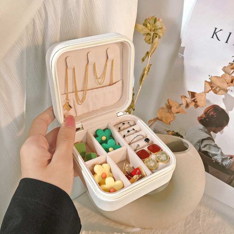 Hộp Đựng Trang Sức Thiết Kế Đơn Giản Phong Cách Hàn Quốc