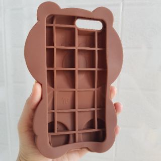 Ốp lưng iPhone 6plus, 7plus/8plus  dẻo hình gấu 3D siêu kute