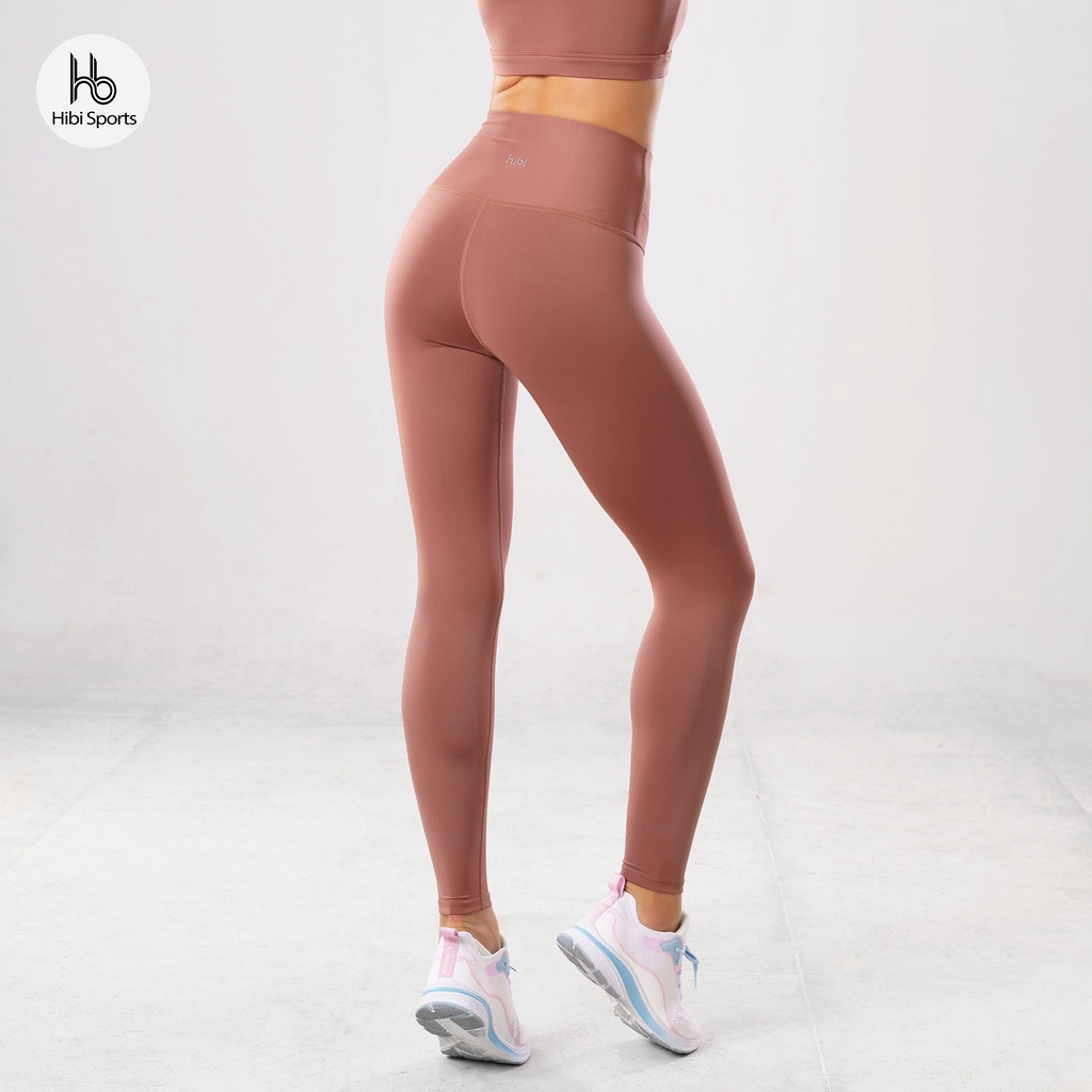 Quần tập yoga Luxury Hibi Sports HQ139, kiểu lưng cao tôn dáng chất vải Lu fabric kháng khuẩn