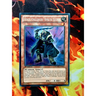 [ Đỗ Lạc Shop ] Thẻ Bài Mint90 Yugioh Monster Heroic Challenger - Ambush Soldier  Secret