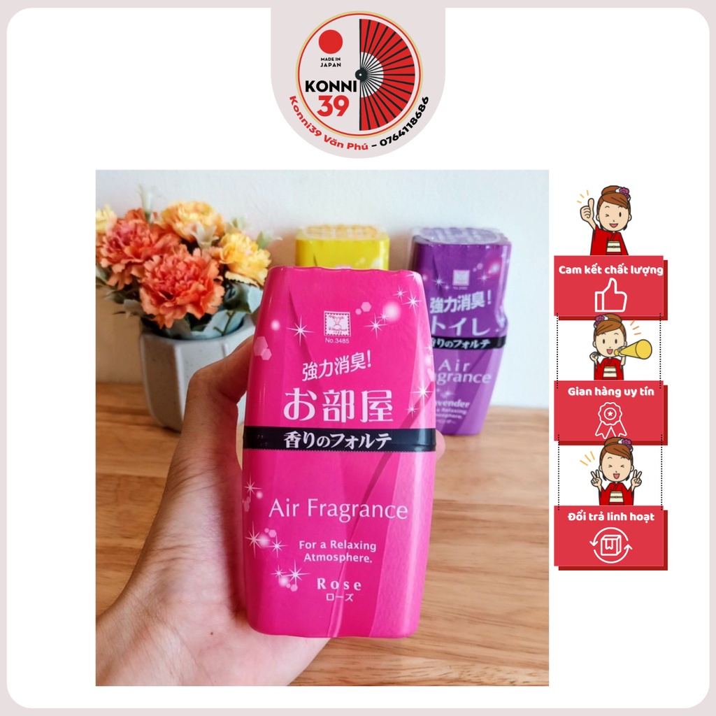 Hộp thơm phòng , sáp thơm, khử mùi Kukobo Nhật Bản hương hoa hồng, hương bưởi, hương oải hương