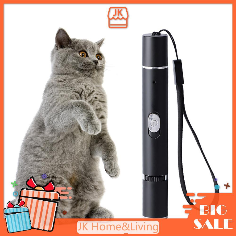 *USB Rechargeable Funny Cat Stick UV Laser Pointer Moss Lamp Chase Pet Toy