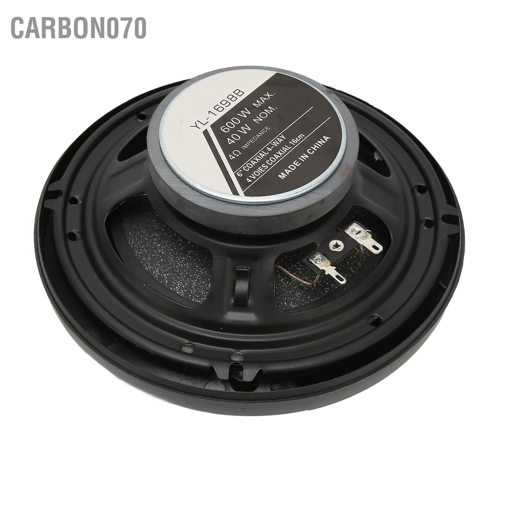 [Hàng Sẵn] Bộ 2 Loa 6 inch 600W - Loa Cánh Cửa Ô Tô, Loa Đồng Trục Tiếng Bass + Treble【Carbon070】