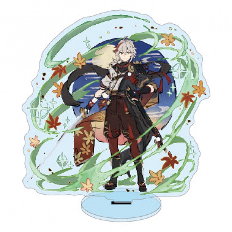 Mô hình nhân vật anime Genshin Impact Zhongli Diluc Venti Klee Keqing Qiqi bằng acrylic để bàn trang trí