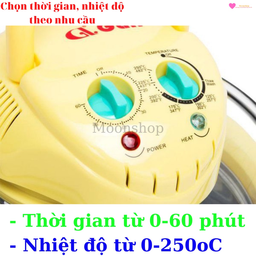 [QUÀ TẶNG]Lò Nướng Thủy Tinh,Lò Nướng Điện Chất Lượng Cao, Hàng Nhập Khẩu Chính Hãng Của Gali 1300w, Tặng Kèm 8 Phụ Kiện