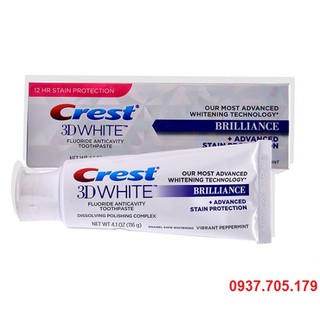 Kem đánh răng Crest 3D White Brilliance (116g)