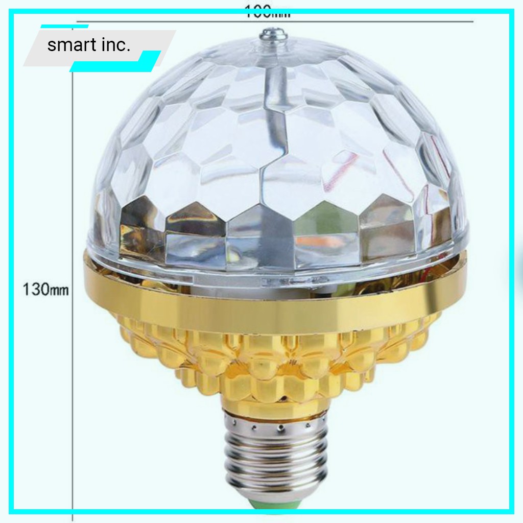 Đèn Cầu Vũ Trường Xoay Nháy Chớp Theo Nhạc 🚀FREESHIP🚀 Quẩy Phòng Sân Khấu Đèn Led Quán Bar Sáng Laser Đổi Màu Cắm Điện