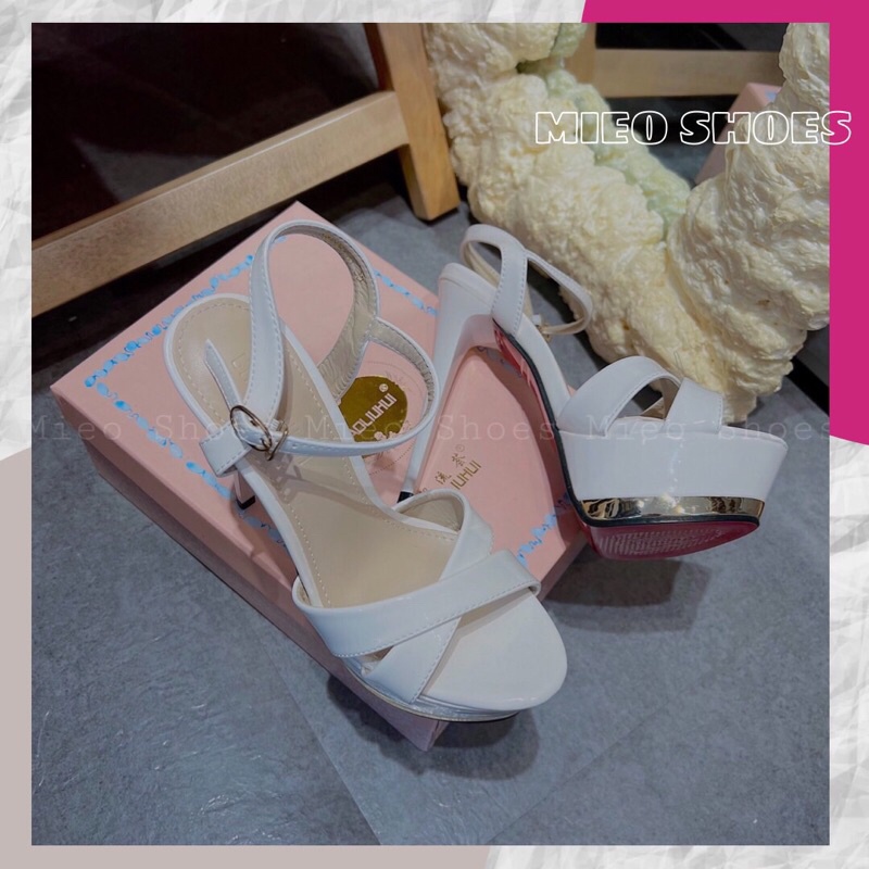 GUỐC NHỌN ĐÚP CHÉO TRẮNG-BOX 8619-16 ( G798 )