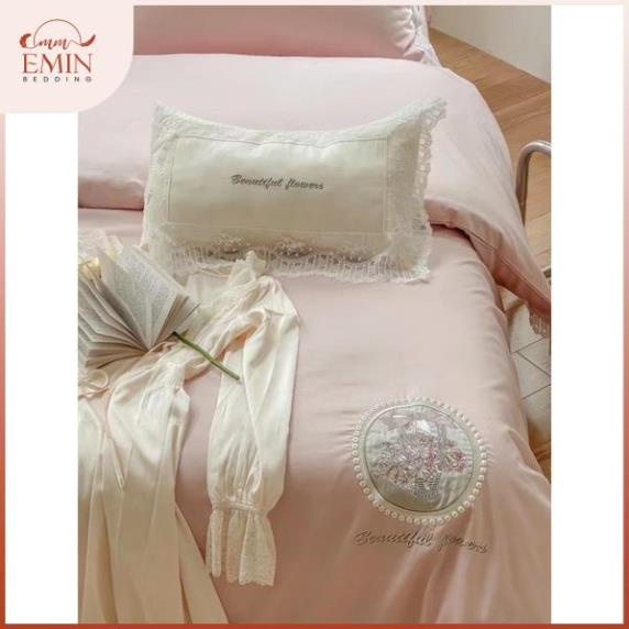 Bộ chăn ga cưới lụa Pháp siêu mềm mịn-xa xỉ-lãng mạn