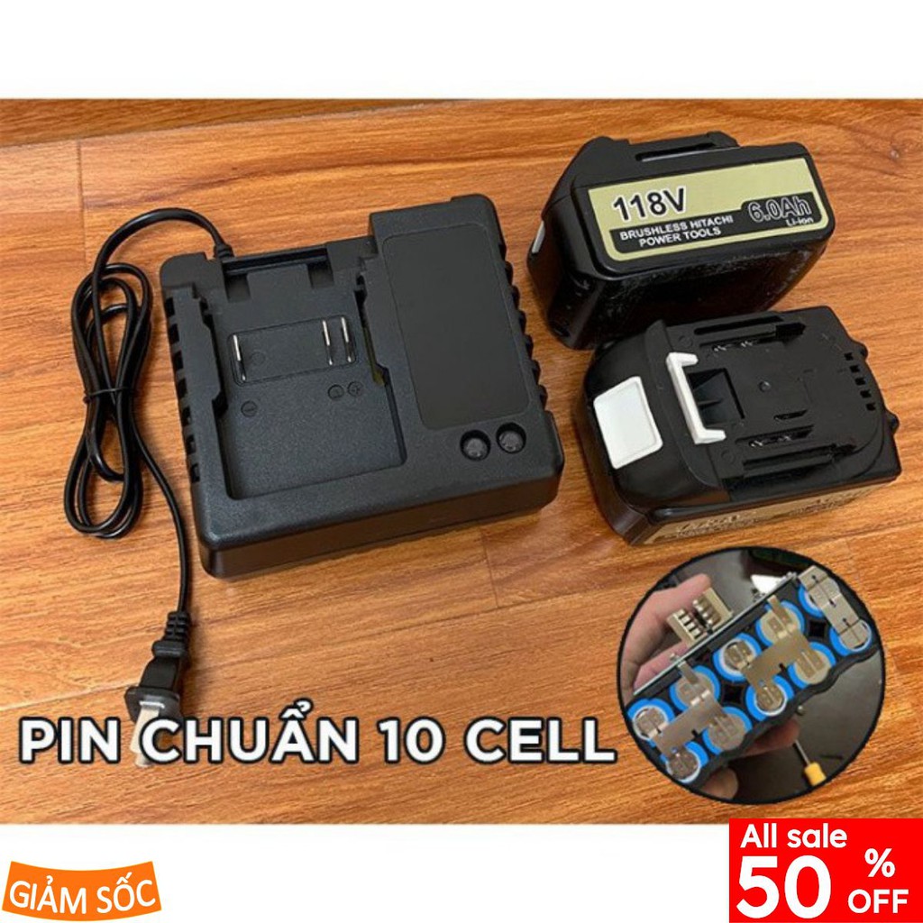 HOT ƯU ĐÃI BẢO HÀNH 12 THÁNG Máy Khoan Đục Bê Tông HITACHI 118V 3 Chức Năng, 2 PIN, Không Chổi Than  HỖ TRỢ B