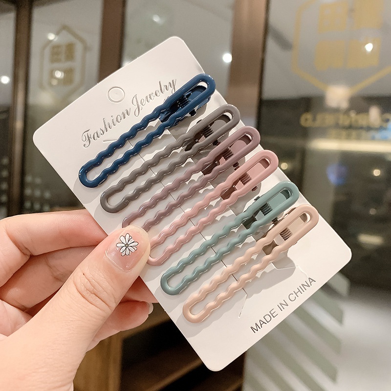 Kẹp Tóc Nữ Thiết Kế Nhiều Kiểu Đơn Giản Nhiều Màu Sắc