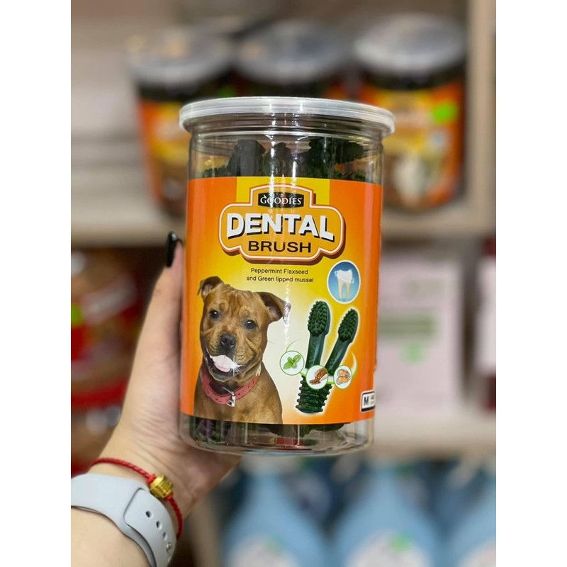 DENTA PLUS XƯƠNG BÀN CHẢI SẠCH RĂNG THƠM MIỆNG CHO CHÓ YÊU