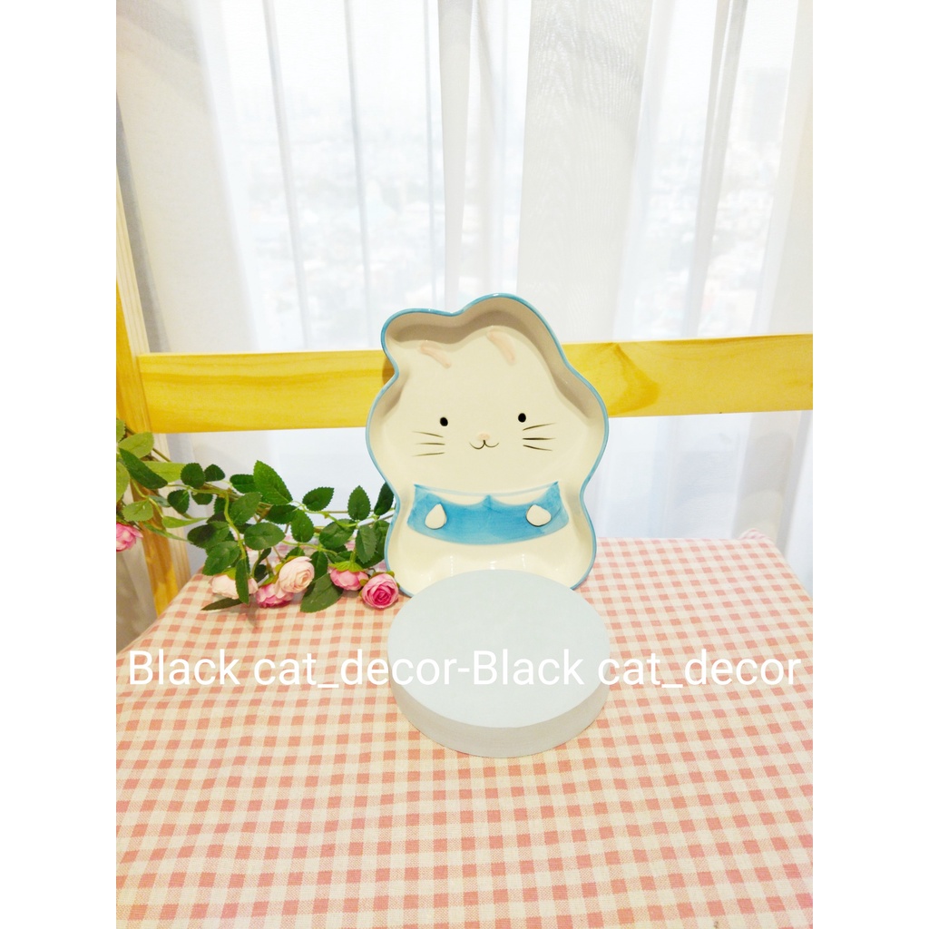 Dĩa gốm sứ cao cấp kiểu dáng hình thú siêu dễ thương