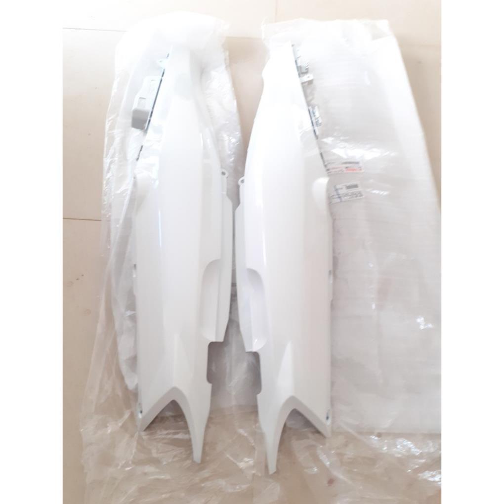 Ốp sườn Sirius Fi mới  trắng Yamaha