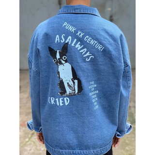 Áo khoác jean asalways unisex