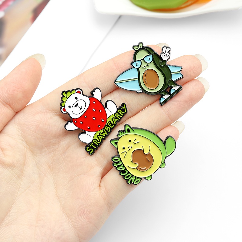 Ghim Cài Áo Hình Trái Cây Dễ Thương Cho Bé