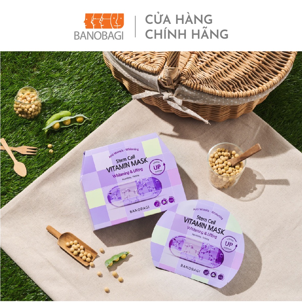 Mặt Nạ Dưỡng Ẩm Trắng Da BANOBAGI Stem Cell Vitamin Mask 30ml | BigBuy360 - bigbuy360.vn