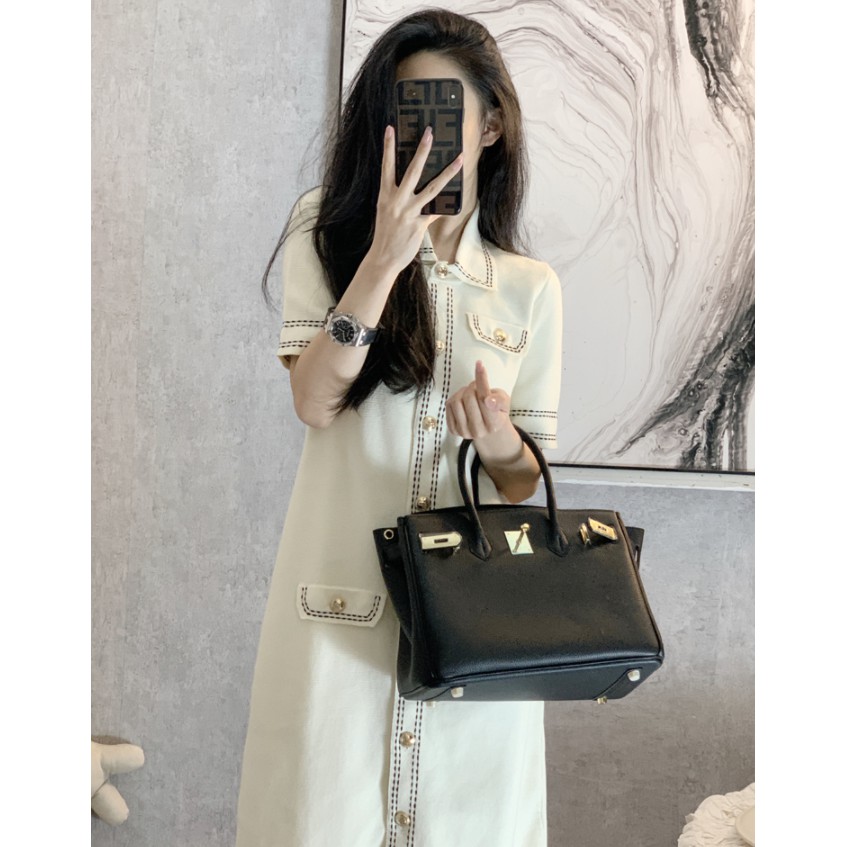 Đầm Cổ Polo Nhỏ Phong Cách Pháp Mới 2021 | BigBuy360 - bigbuy360.vn
