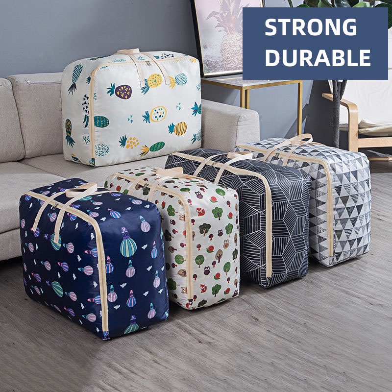 Túi Đựng Quần Áo Bằng Vải Oxford Sức Chứa Lớn Siêu Bền Tiện Dụng Cho Học Sinh