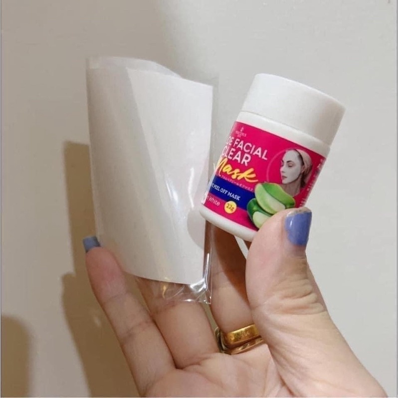 Bộ Gel Hút Mụn, Gel Lột Mụn Đầu Đen Aloe Facial Clear Mask Thái Lan 22gram