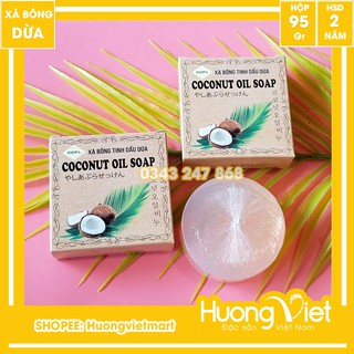 Xà bông dừa giữ ẩm cho da tự nhiên tinh chất dầu dừa nguyên chất từ thiên