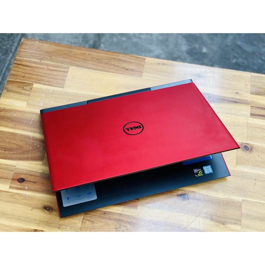 Laptop Dell Gaming 7567/ i7 7700HQ/ 8G/ SSD128+1000G/ Vga GTX1050ti 4G/ Full HD/ Bản Giới Hạn/ Màu Đỏ/ Giá rẻ