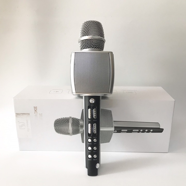 [Mã ELHACE giảm 4% đơn 300K] Micro Karaoke Không Dây Bluetooth Kèm Loa YS 92, Echo Hay