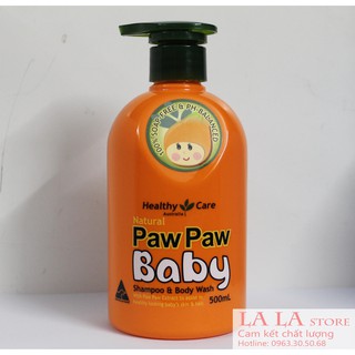 Sữa Tắm Đu Đủ Paw Paw Baby Healthy Care 500ml của Úc