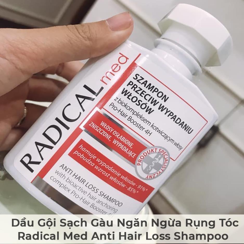 Dầu gội đầu Radical  Freeship  ngăn ngừa rụng tóc, tăng khả năng phát triển của tóc, giúp tóc mềm mượt ( Đỏ )