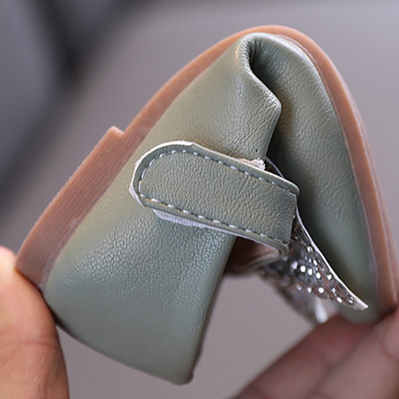 Giày Búp Bê Kim Sa Lấp Lánh Cho Bé Gái