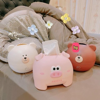 Hộp đựng giấy ăn bằng nhựa cứng nhiều hình cute