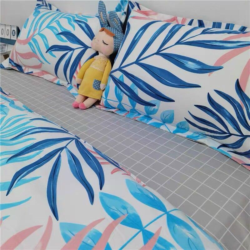 Bộ cotton poly Lá Xanh