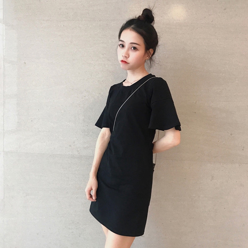 Đầm tay ngắn Xiaozhainv thiết kế dáng ôm cho nữ | BigBuy360 - bigbuy360.vn