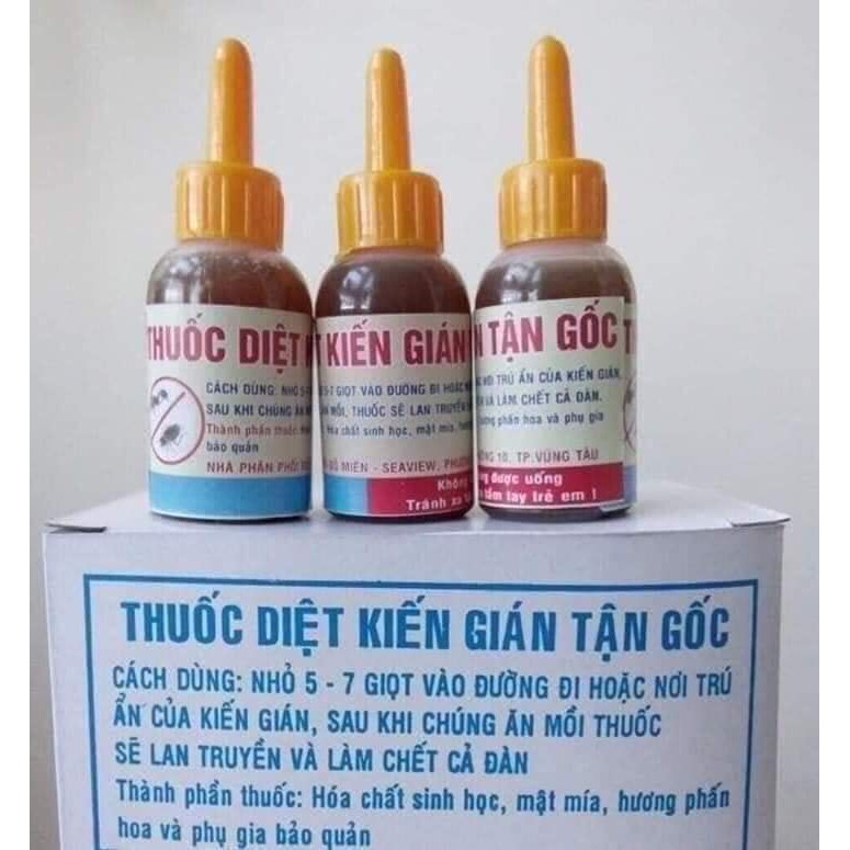 SET 10 LỌ DUNG DỊCH DIỆT KIẾN GIÁN ĐẶC BIỆT HIỆU QUẢ - THUỐC DIỆT CÔN TRÙNG