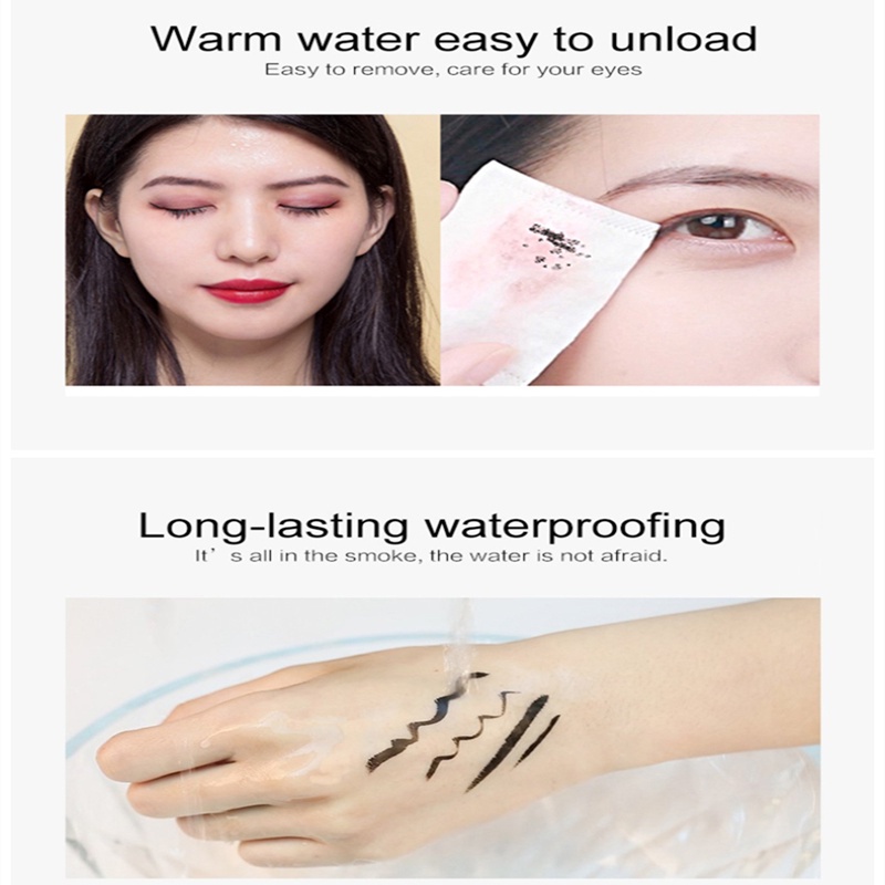 Bút kẻ mắt nước SUAKE màu đen trang điểm chống nước lâu trôi