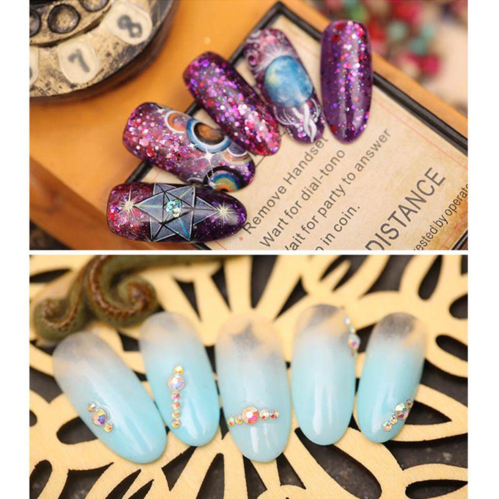 ZAIJIE24 Bút Gel Trang Trí Móng Tay Nghệ Thuật
