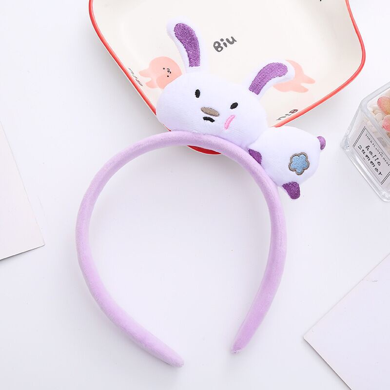 Băng đô bờm Cài Tóc Hình Con Thú Hàn Quốc, Cài tóc hình gấu, ếch, thỏ, heo, sâu